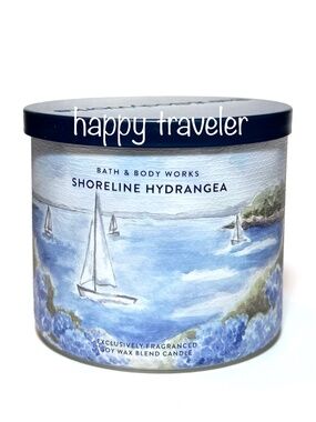 SHORELINE HYDRANGEA 3-Wick Candle